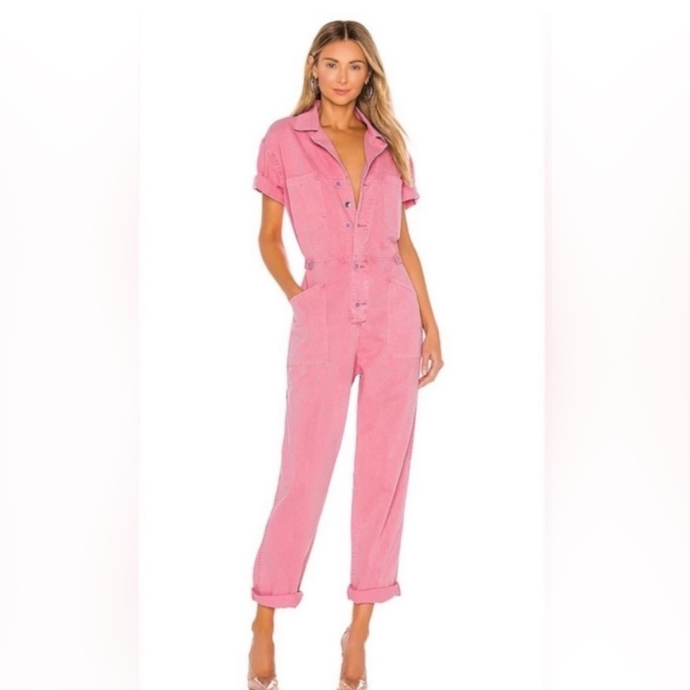 Pistola Revolve Grover Jumpsuit Pink Flamingo Large